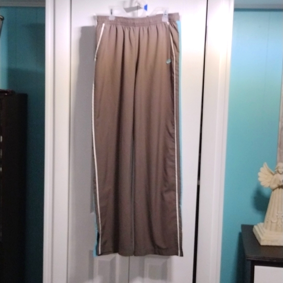 Woman's Nike Joggers Track Pants size Medium Teal and Gray - Picture 2 of 7